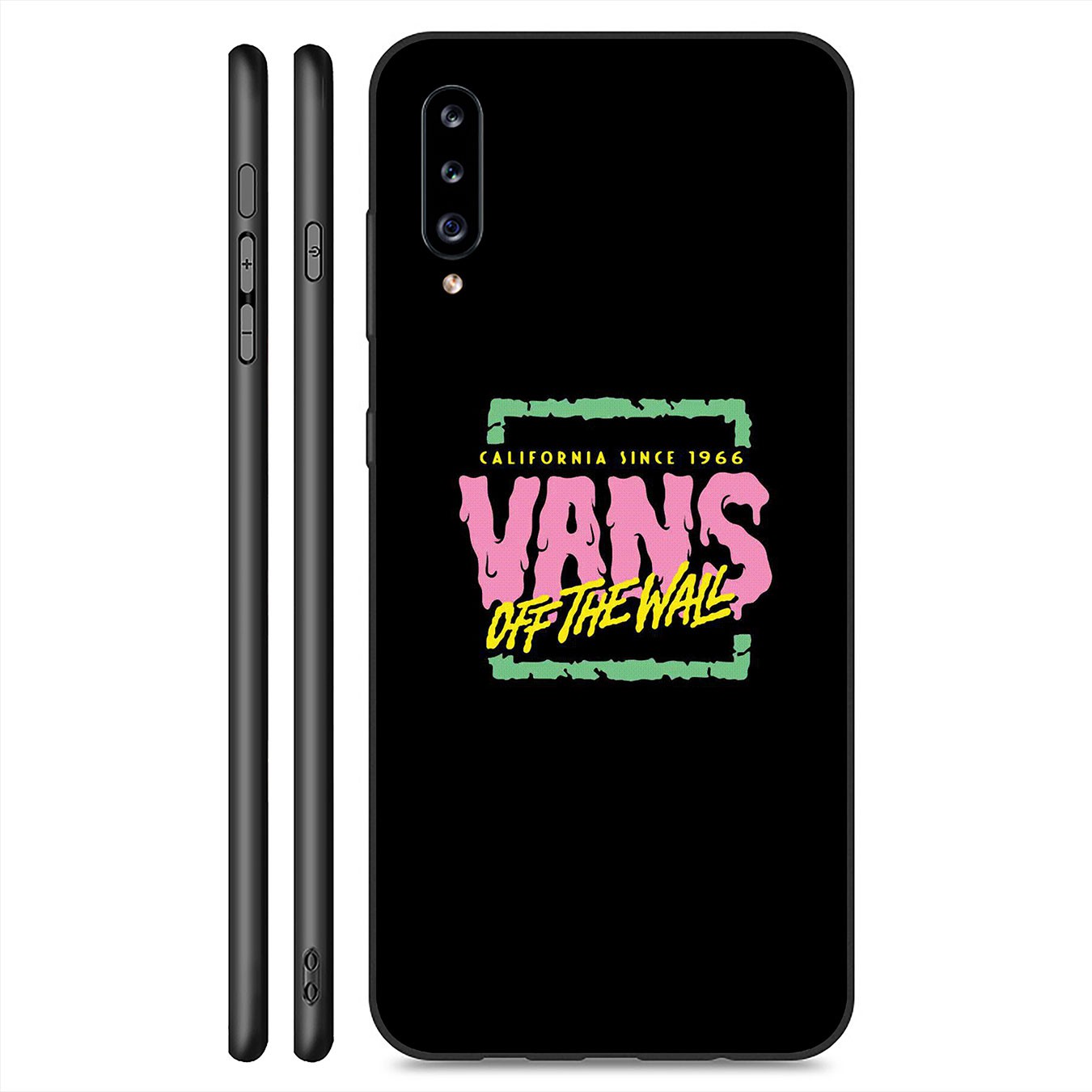 Ốp điện thoại silicon mềm in logo vans màu trắng đen Samsung Galaxy A02S J2 J4 J5 J6 Plus J7 Prime A02 M02 j6+ A42 +