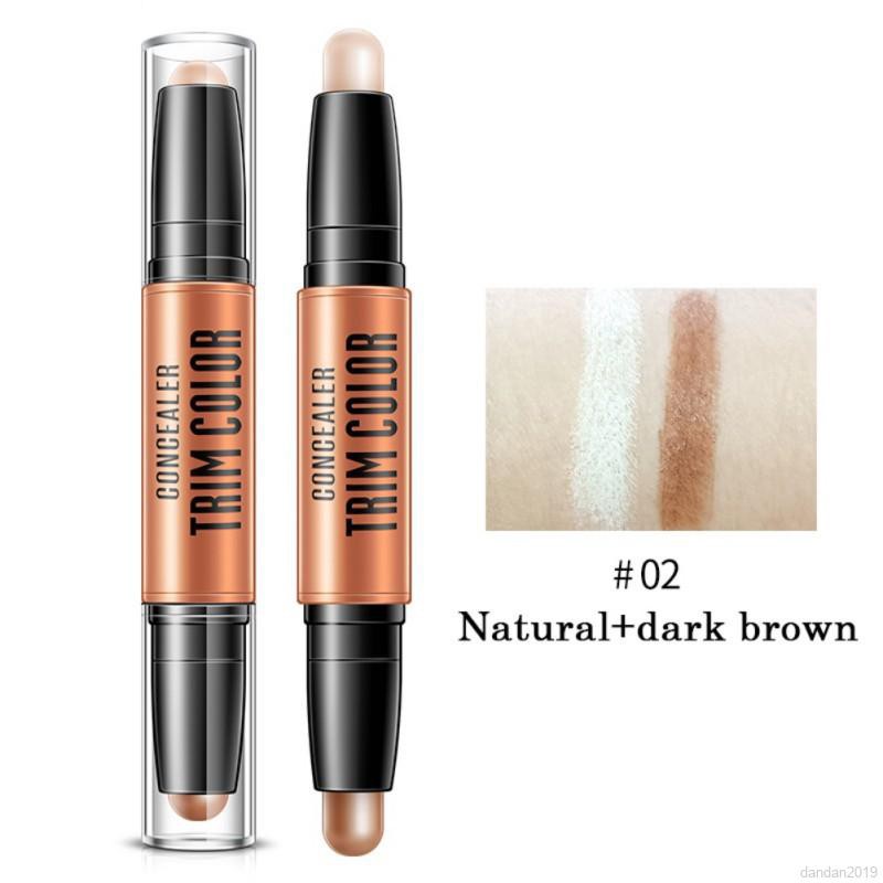 [Hàng mới về] Thỏi kem 2 đầu tạo khối/bắt sáng dùng che khuyết điểm tạo đường nét 3D lôi cuốn cho gương mặt | BigBuy360 - bigbuy360.vn