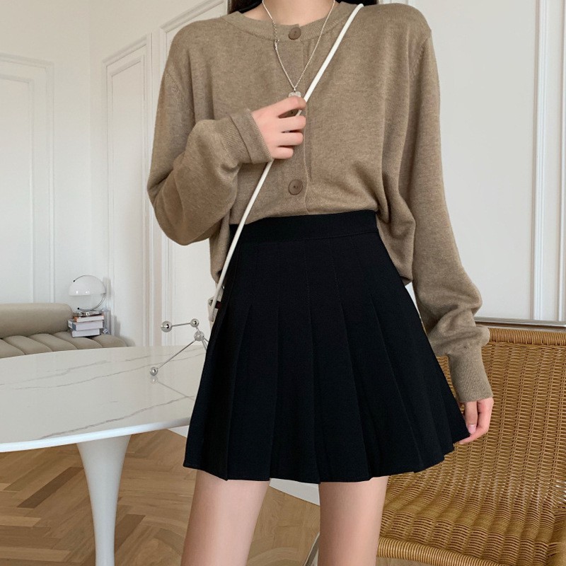 Váy Ngắn Chữ A Chất Kaki Madela Vải Dày Dặn, Chân Váy Ngắn Lưng Cao Chất Kaki Dáng Chữ A Phong Cách Văn Phòng Công Sở | BigBuy360 - bigbuy360.vn