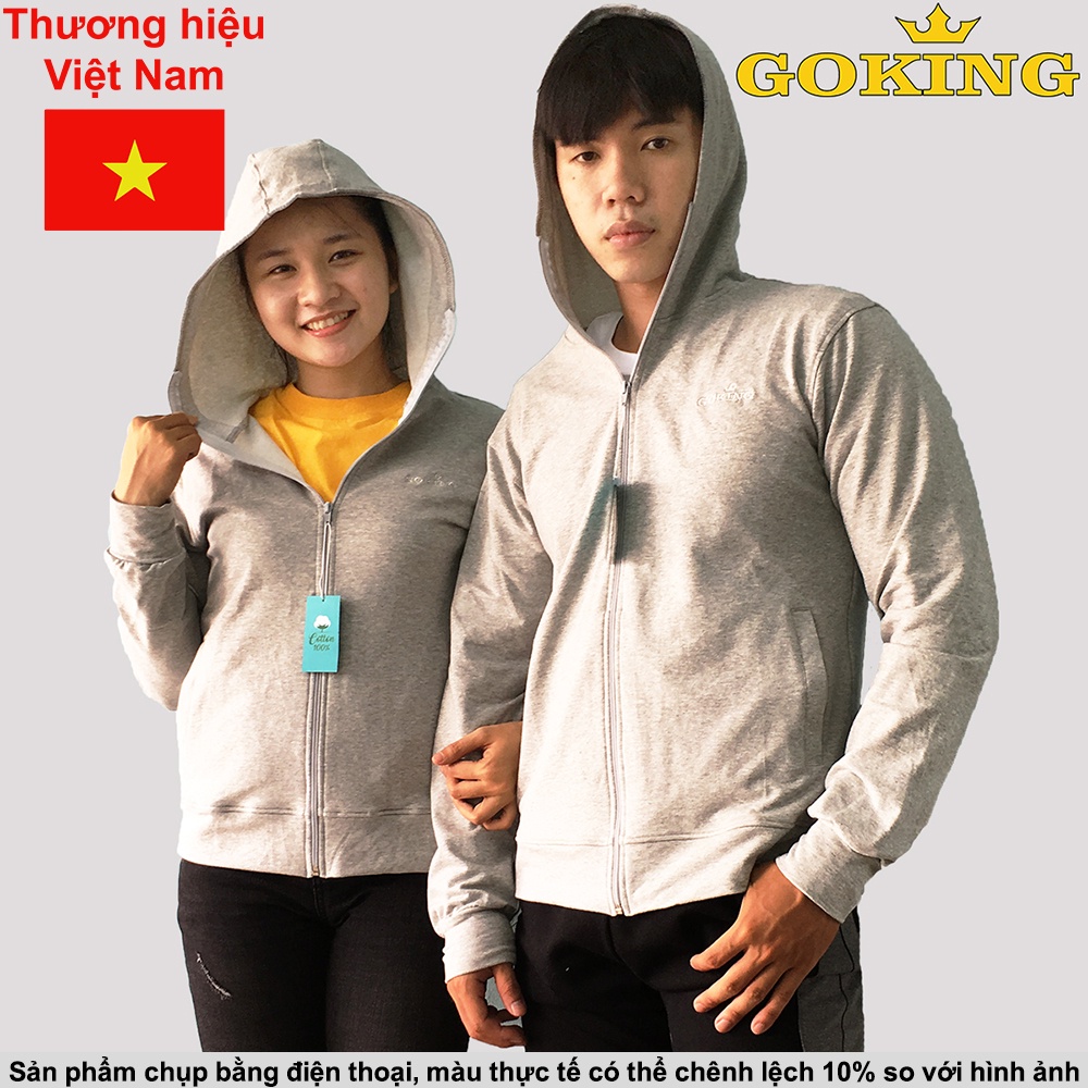 Áo khoác da cá GOKING 6 túi cho nữ nam. Chống lanh, giữ ấm, chống nắng, chống tia UV hiệu quả. Hàng hiệu vnxk