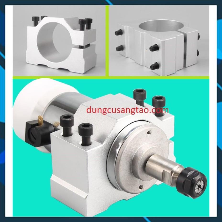 Bát giữ motor CNC 52mm / 54mm / Gá spindle 52mm / Bát cố định động cơ 54mm cao cấp
