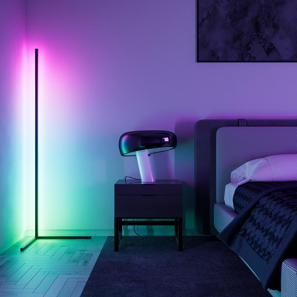 Đèn LED RGB không dây góc hắt tường 2021 điều khiển qua App - Glowup L01