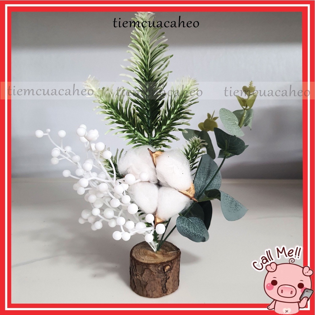 Mô Hình Cây Thông Noel Mini, Trang Trí Lễ Giáng Sinh, Quà Tặng Dịp Lễ 24/12 - Nhớ Gift Shop - Tiệm Của Cá Heo