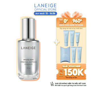 Tinh chất dưỡng trắng da Laneige White Dew Original Ampoule Essence 40Ml giá chỉ còn <strong class="price">95.000.000.000đ</strong>