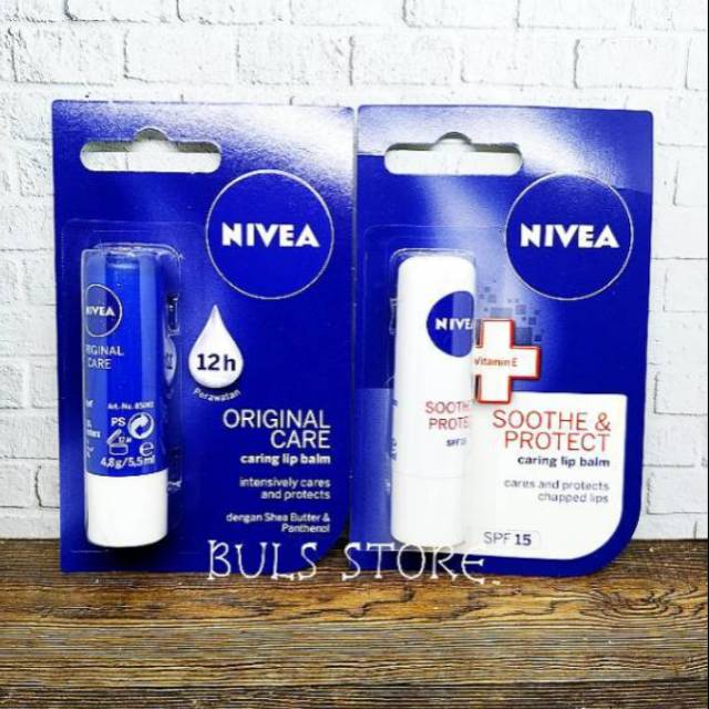 (hàng Mới Về) Son Dưỡng Môi Thương Hiệu Nivea 4.8g | BigBuy360 - bigbuy360.vn