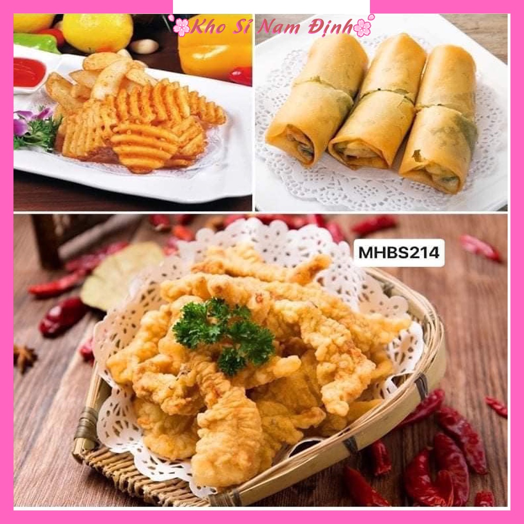 Giấy nến thấm dầu ăn thực phẩm chịu nhiệt , chống ẩm , chống thấm , hút dầu mỡ họa tiết hoa văn đục lỗ