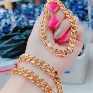 Lắc tay nữ dát vàng 18 cao cấp