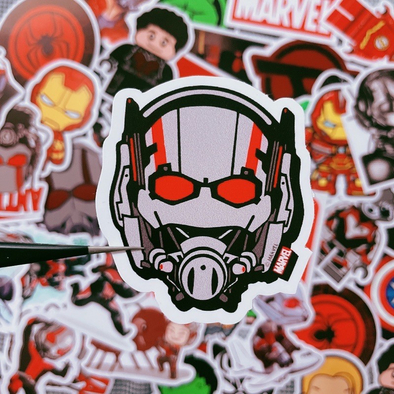 Sticker ủi nhiệt trực tiếp lên vải hình Avenger Mavel Ant Man