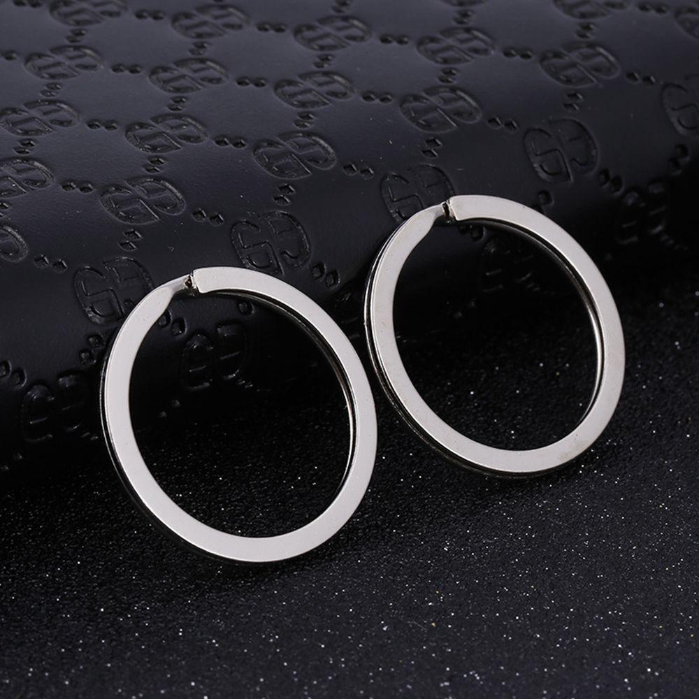 Set 10 Móc Chìa Khóa Mạ Kim Loại 30mm