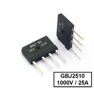 5 CON GBJ2510 mới 1000V / 25A Cầu chỉnh lưu 25A cầu diode 25A bếp từ