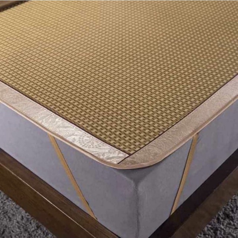 Chiếu điều hoà lót lụa, chiếu điều hoà sợi mây tổng hợp hàng cao cấp đủ size