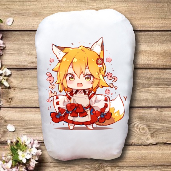 Gối ôm/ Gối ngủ Anime Sewayaki Kitsune no Senko-san (in hình 2 mặt đẹp lung linh)