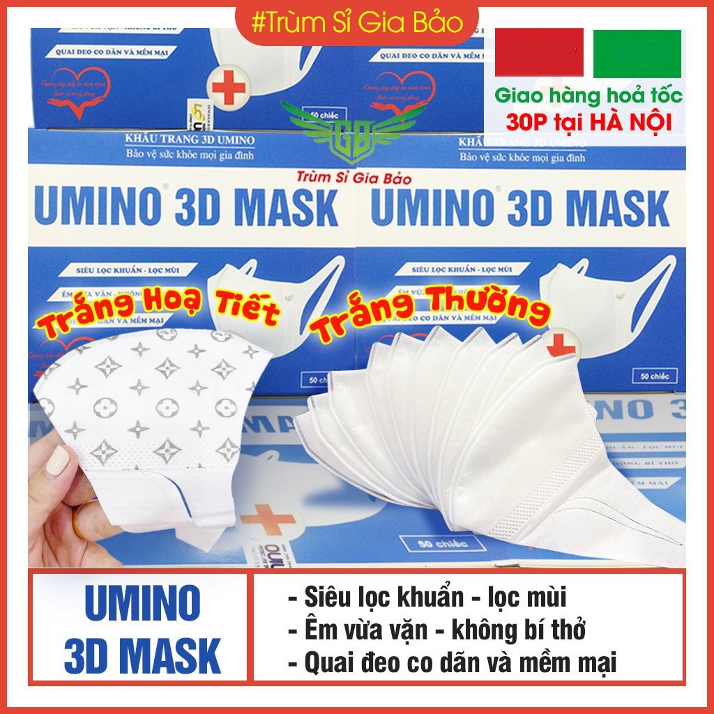 Khẩu trang 3d mask y tế kháng khuẩn công nghệ unicharm Nhật Bản ngăn ngừa khói bụi , chống lem son