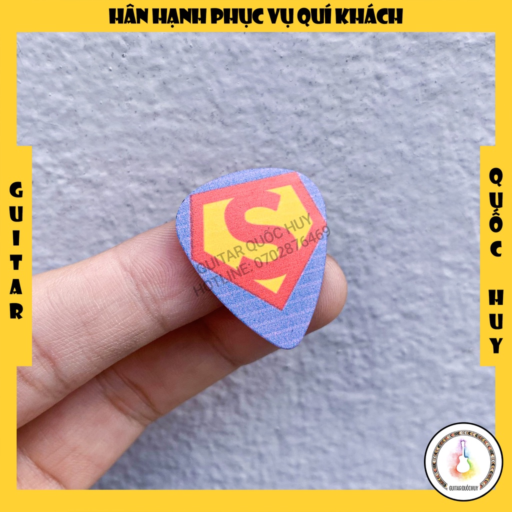 Pick gảy - phím gảy đàn Guitar Anime - siêu anh hùng