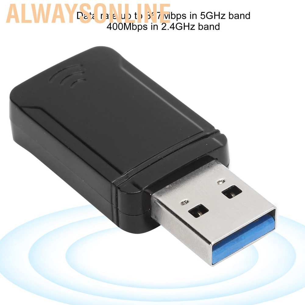 Usb Mini Alwaysonline H1300T 3.0 Wifi 1300mbps 2.4ghz / 5ghz Thẻ | BigBuy360 - bigbuy360.vn
