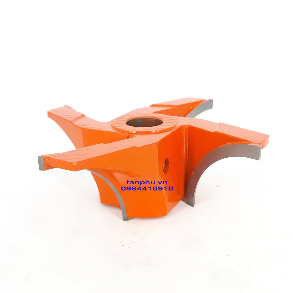 MŨI PHAY TUPY 4 CÁNH BO CỘT TRÒN ĐƯỜNG KÍNH 100MM_R50