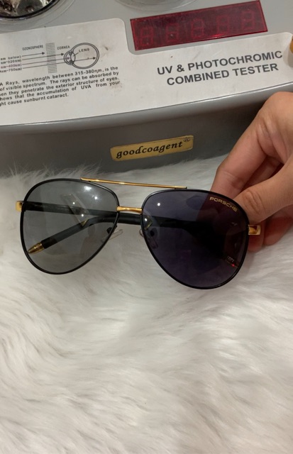 [VIDEO TEST] Kính nam Por phân cực đổi màu đi nắng đi đêm - Tặng kèm hộp đựng kính da và khăn lau | BigBuy360 - bigbuy360.vn