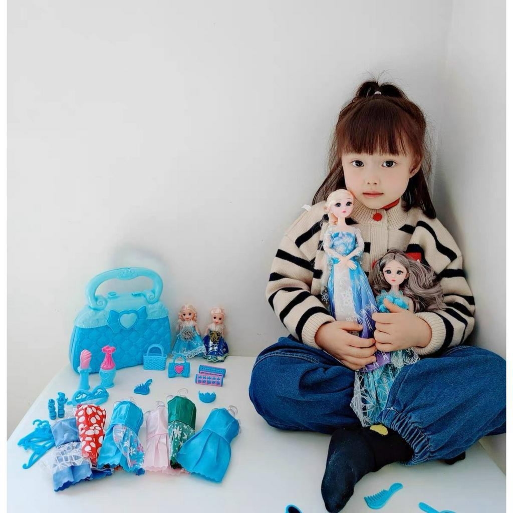 Đồ chơi bé gái - Búp bê ELSA - Búp Bê Tóc Mây - Quà tặng sinh nhật
