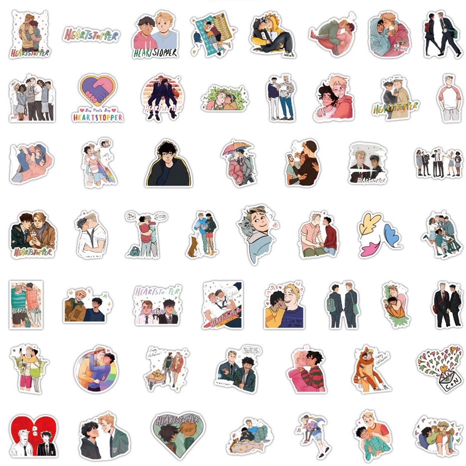 Set 100/50/25/10 Sticker Anime Dán Trang Trí Đa Năng