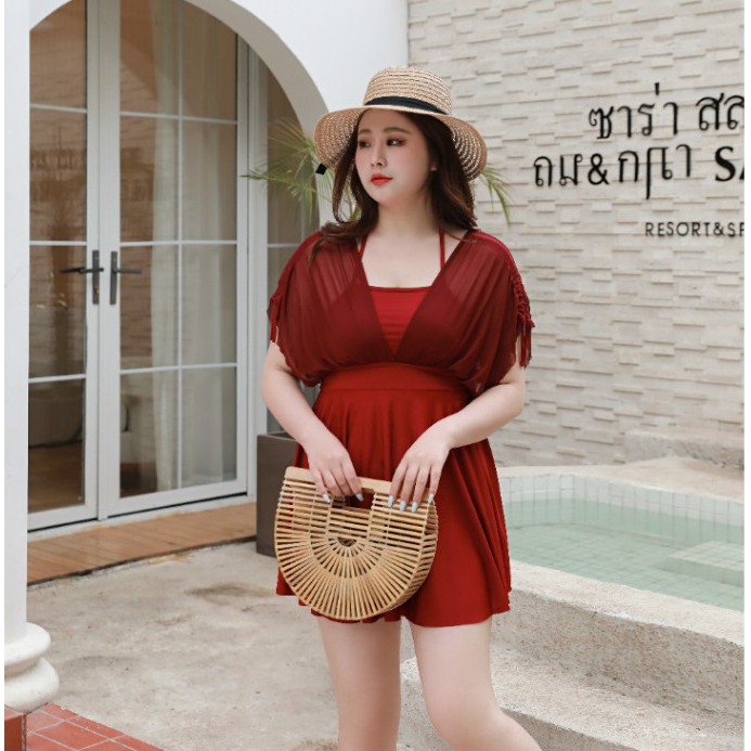 Bộ đồ bơi nữ liền thân kín đáo size lớn
