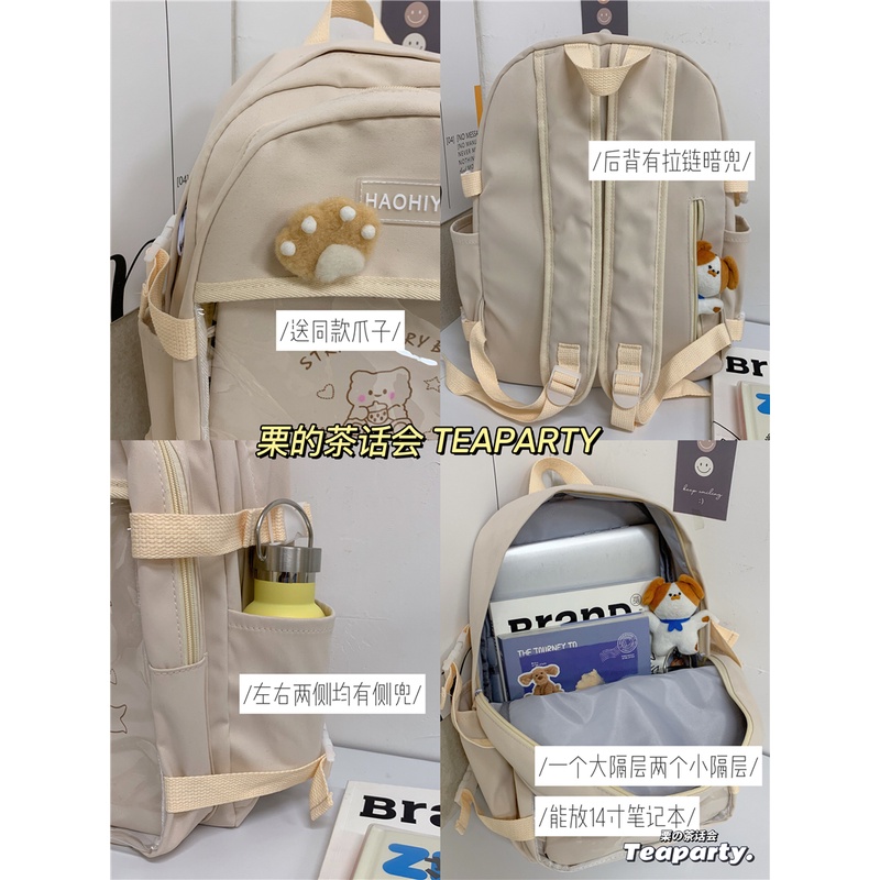 Balo đựng doll 10cm 15cm 20cm ulzzang - Balo, túi đeo chéo ulzzang đi học