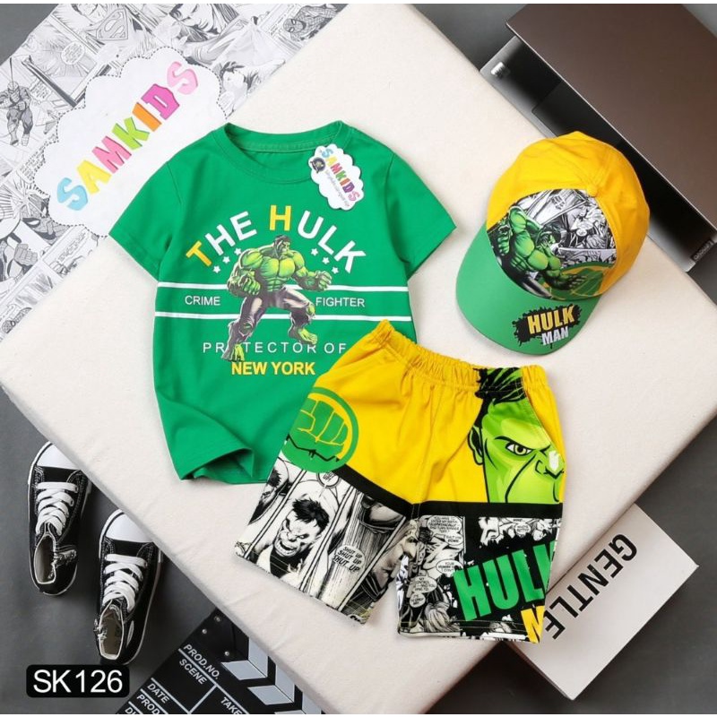 Bộ quâng áo siêu nhân kèm nón  size từ 12 đến 40kg