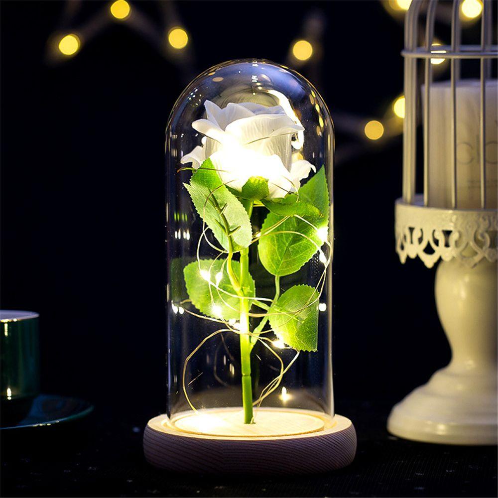 Đèn Lồng Bằng Gỗ Hình Hoa Hồng Lãng Mạn