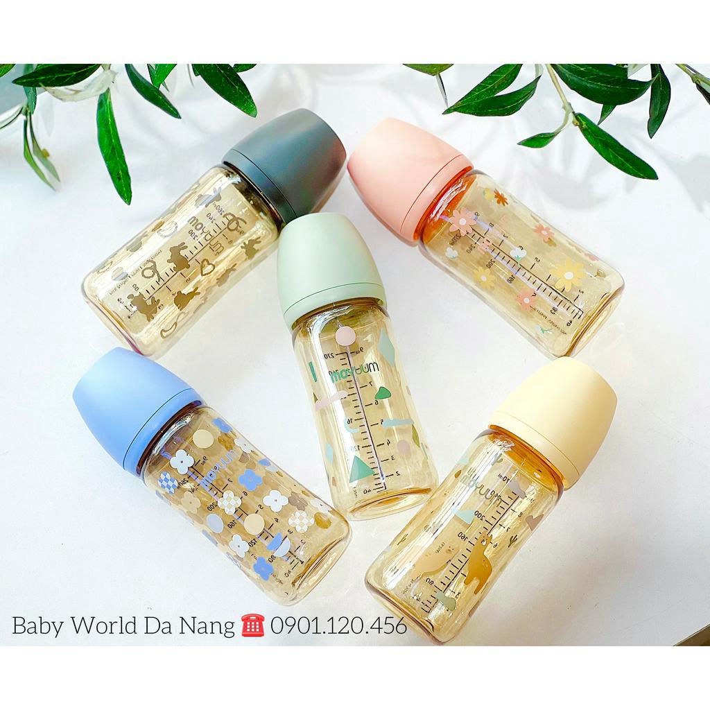 Bình Sữa PPSU Hàn Quốc Cao Cấp Moyuum 170ml/270ml - Đảm Bảo Chính Hãng ⭐️Mẹ Và Bé Baby World Đà Nẵng