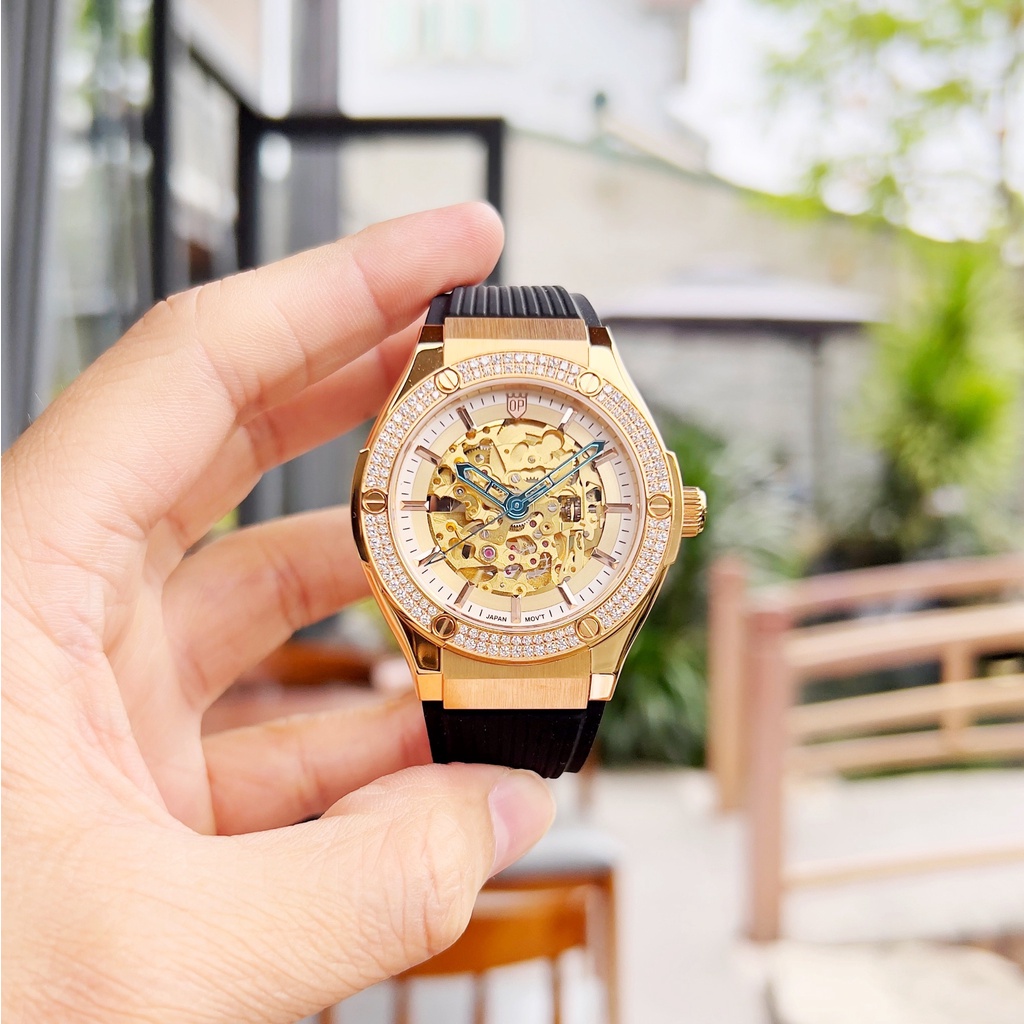 Đồng hồ nam chính hãng Olym Pianus OP990-45 OP990-45.24 OP990-45.24ADGR-GL trắng