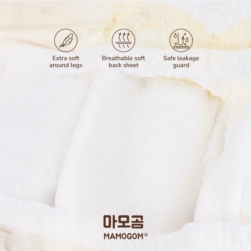 Tã dán/quần Mamogom size S/M/L/XL/XXL 64 miếng cho bé