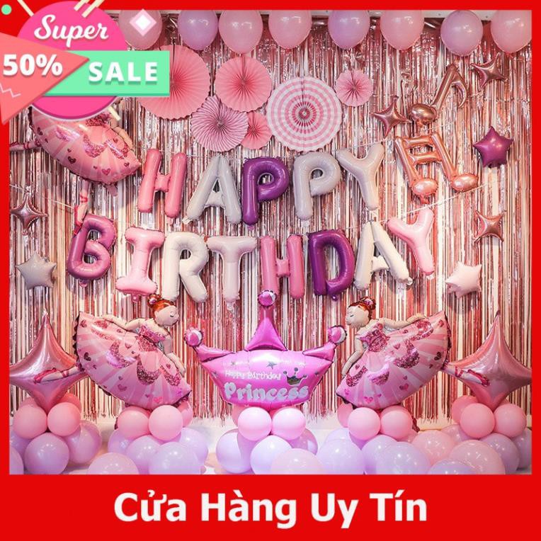 Combo Sét Bóng Sinh Nhật Cho Bé 1 Tuổi
