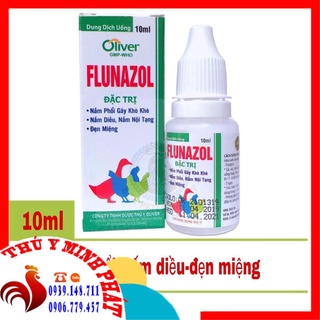 FLUNAZOL- Nấm phổi, nấm diều, nấm nội tạng, đẹn miệng dành cho gà đá, chó