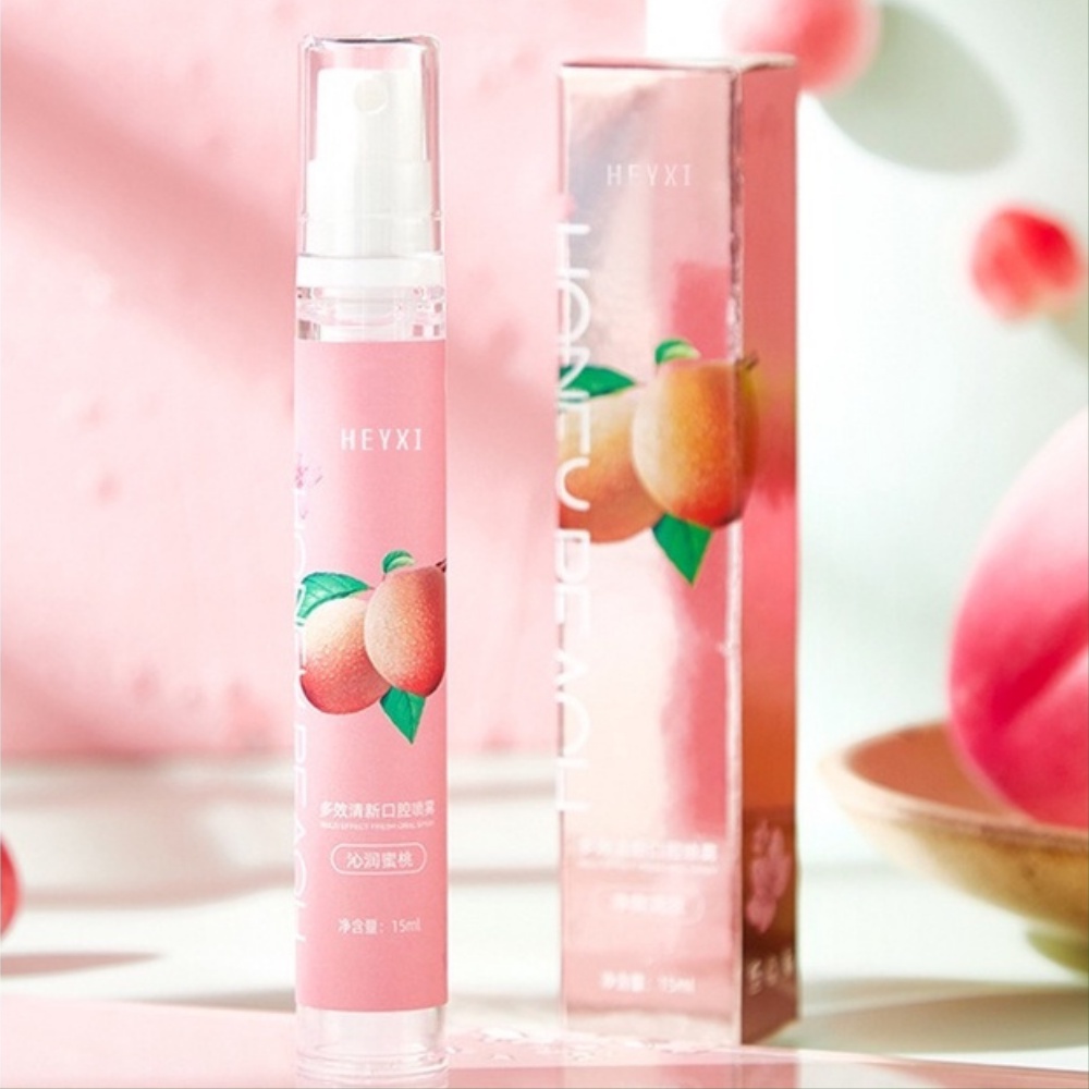Xịt Thơm Miệng HEYXI Sạch Miệng Tươi Mát Khử Mùi Hôi 15ml