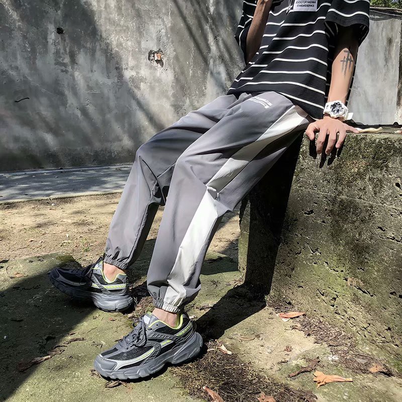 Quần dài thể thao phong cách Hàn Quốc dành cho nam 3 màu (M-3XL) tùy chọn