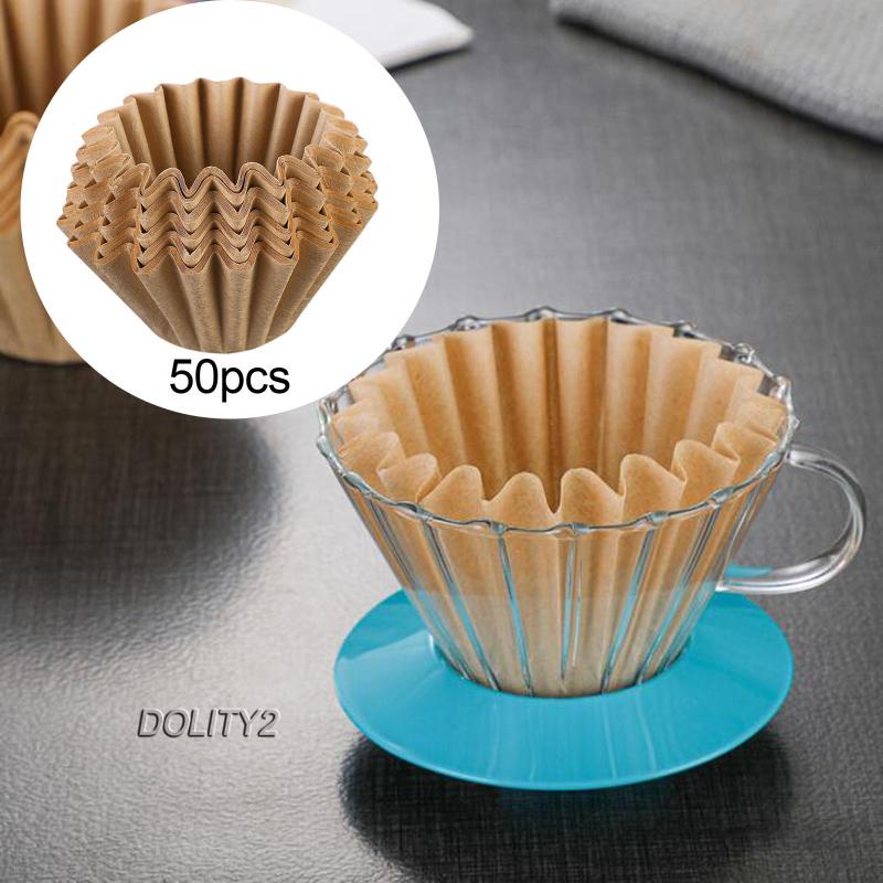 Set 50 Giấy Lọc Cà Phê Tiện Dụng Cho Máy Pha Cà Phê