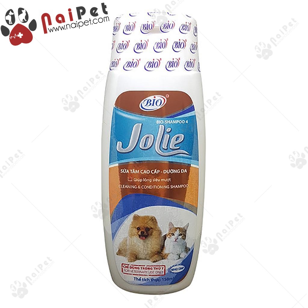 Sữa Tắm Dầu Tắm 4 Loại Care Derma Jolie Lovely Pets Bio 200ml