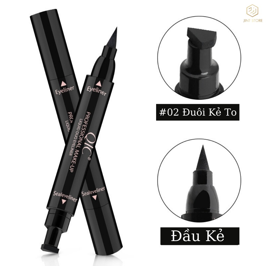 [Mã SKAMLTS7 giảm 0.1 đơn 150000] Bút Kẻ Mắt QIC 2 Đầu Tiện Lợi | BigBuy360 - bigbuy360.vn