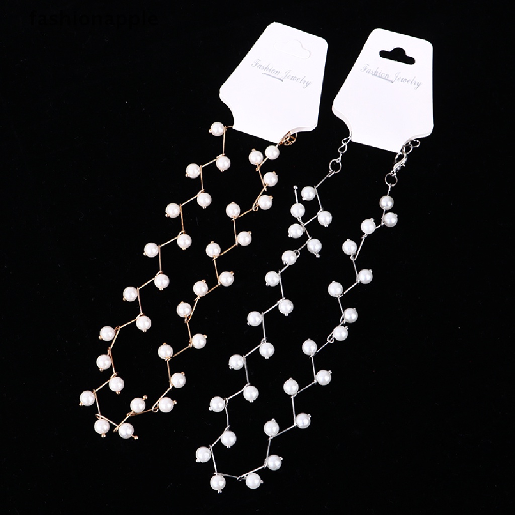 Vòng Cổ Choker Bằng Hợp Kim Đính Hạt Ngọc Trai Thời Trang Cho Nữ