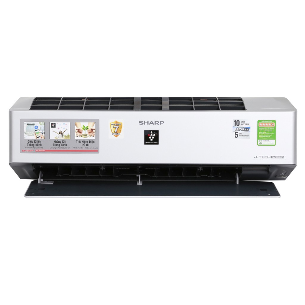 Miễn phí công lắp đặt_Máy lạnh Inverter Sharp AH-XP10VXW 1.0HP