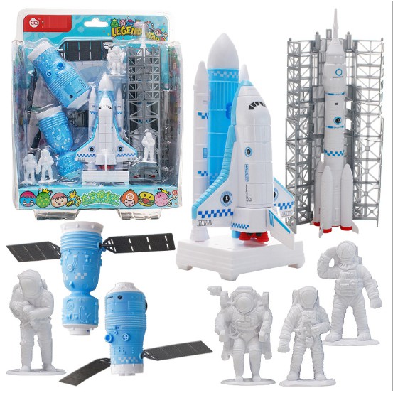 Bộ mô hình tàu vũ trụ và trạm vũ trụ-Đồ chơi Khoa học sáng tạo