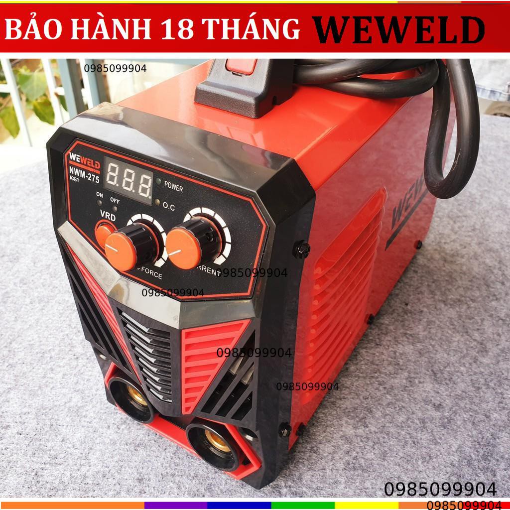 Máy hàn que WEWELD NWM 275A dây hàn đồng dây hàn đồng công nghệ chống giật IGBT ( chuyên 4.0 mm) | jasic sasuke hồng ký