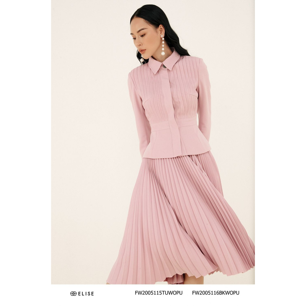 Áo khoác suit tím cúc PK Elise | BigBuy360 - bigbuy360.vn