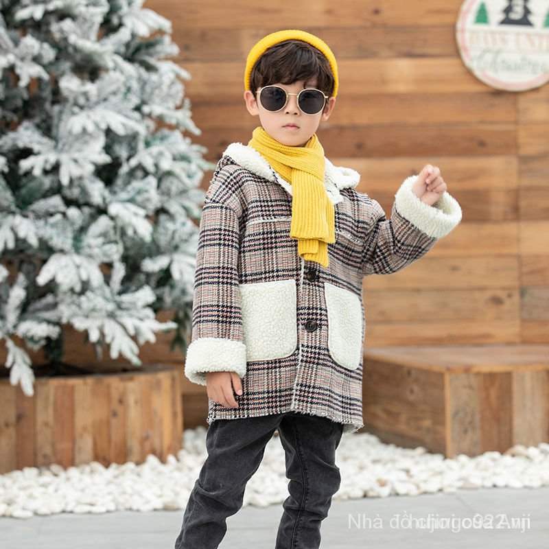 Long Sleeve Jacket With Fashionable Hats For Boys