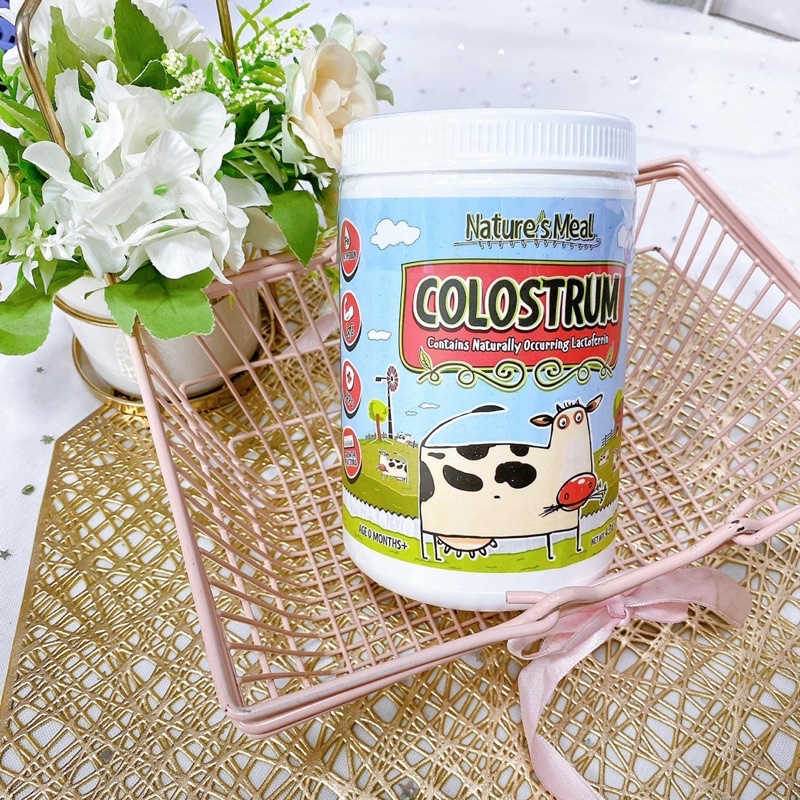 Sữa non Colostrum + Lactoferrin Nature’s Meal USA hộp 120g cho bé từ sơ sinh
