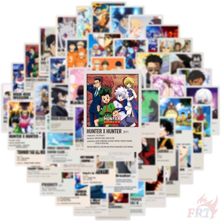 50Pcs/Set ❉ Shōnen Manga Series 02 Mixed Magazine Mini Poster Stickers ❉ Classical Anime Cartoon DIY Fashion Mixed Waterproof Doodle Decals Stickers