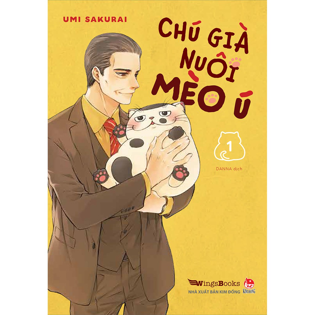 [Mã LIFEMALL995 giảm 10% đơn 99K] Truyện tranh Chú già nuôi mèo ú - Lẻ tập 1 2 3 4 5 6 7 - Wings Books- NXB Kim Đồng