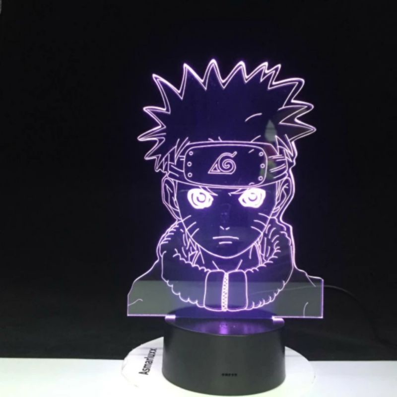 Đèn Led 3D Uzumaki Naruto Lamp - quà tặng sinh nhật, bạn bè, fan hâm mộ