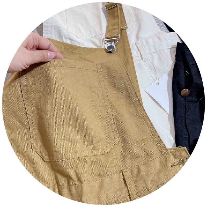 Yếm quần kaki 3 cúc đủ màu siêu đẹp