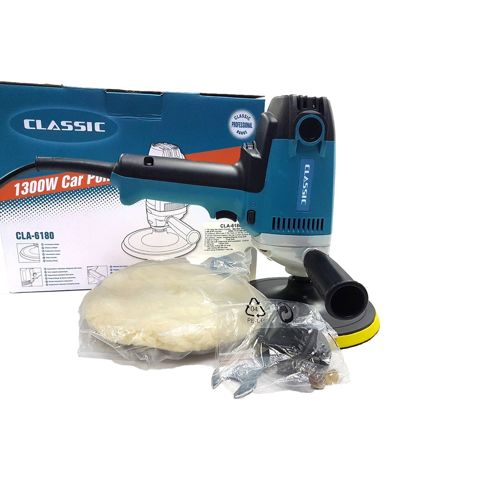 Máy đánh bóng Classic CLA-6180 180mm, Máy đánh bóng tròn cầm tay