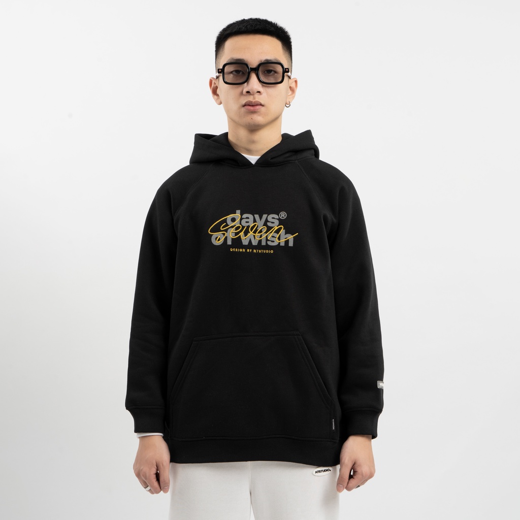 Áo Hoodie nỉ bông N7 SDOW basic nam nữ form rộng thu đông Local Brand